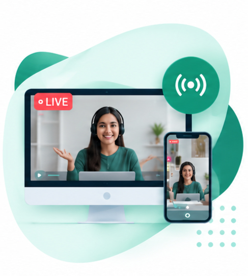 Classifyr live streaming on desktop and mobile